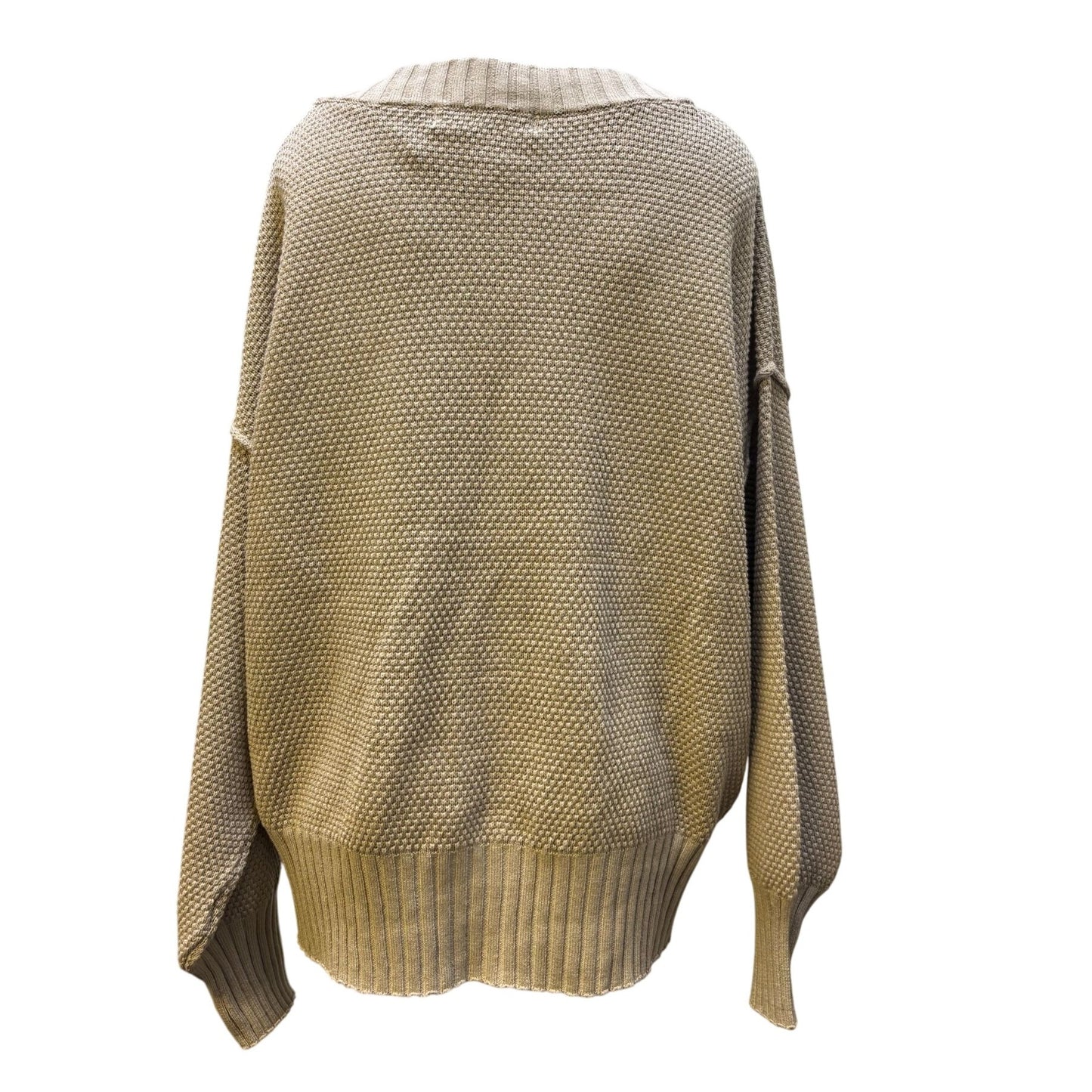 FP Beach Taupe Cardigan & Pants Set XL 2p