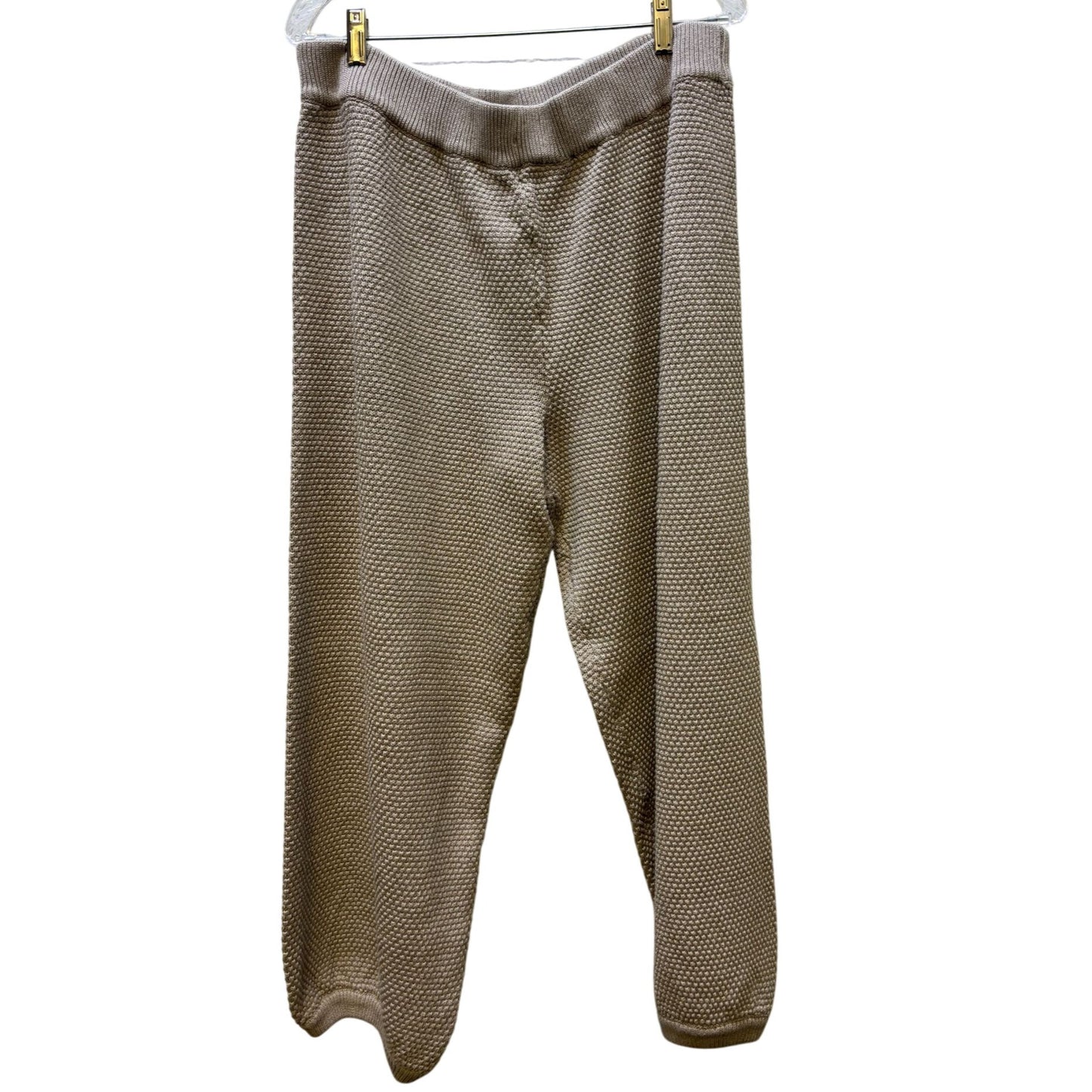 FP Beach Taupe Cardigan & Pants Set XL 2p