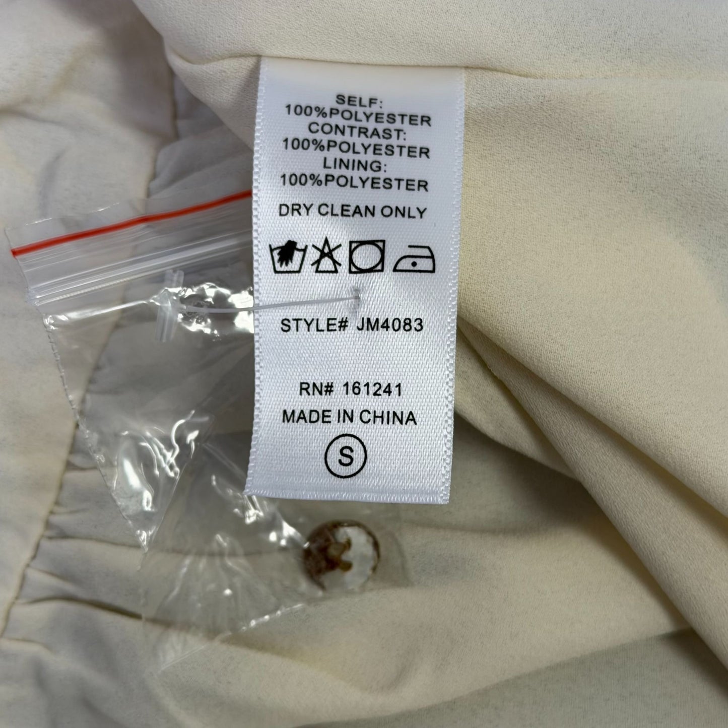 J. Marie Metallic Gold Ruffle Sleeveless Halter Dress With Bow Neck Tie S