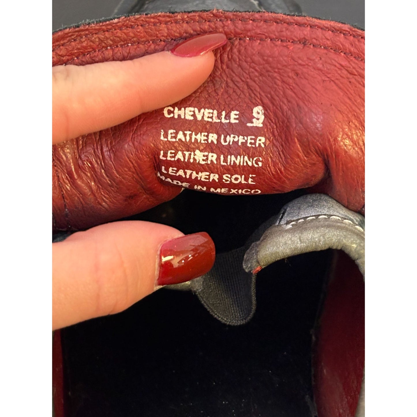 Free Bird By Steven Chevelle Leather Heeled Loafers Black Size 9