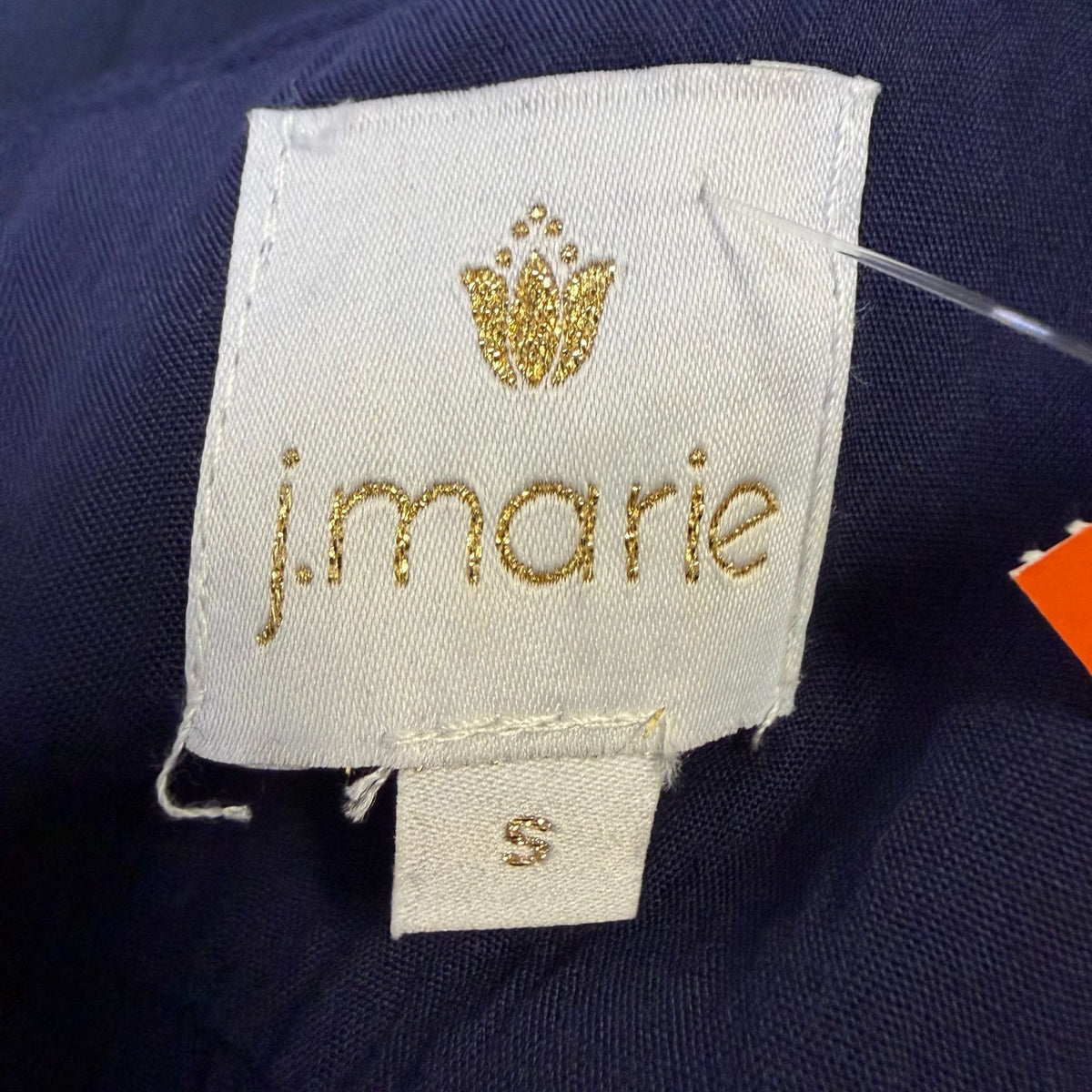 J.Marie Navy Blue Dress 3/4 Sleeves S