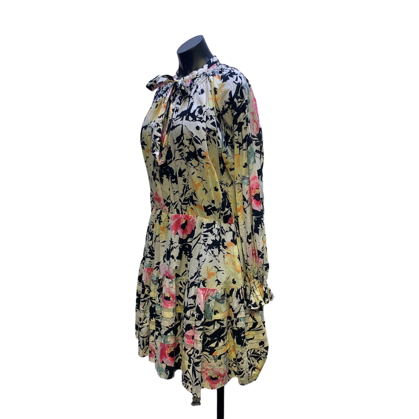 Lauren Ralph Lauren Women's Floral Cotton Long Sleeve Dress 12