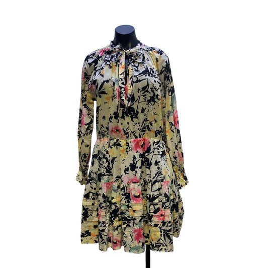 Lauren Ralph Lauren Women's Floral Cotton Long Sleeve Dress 12