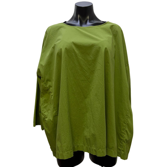 Mama B. Cot Blouse Relaxed Fit Green Long Sleeve L
