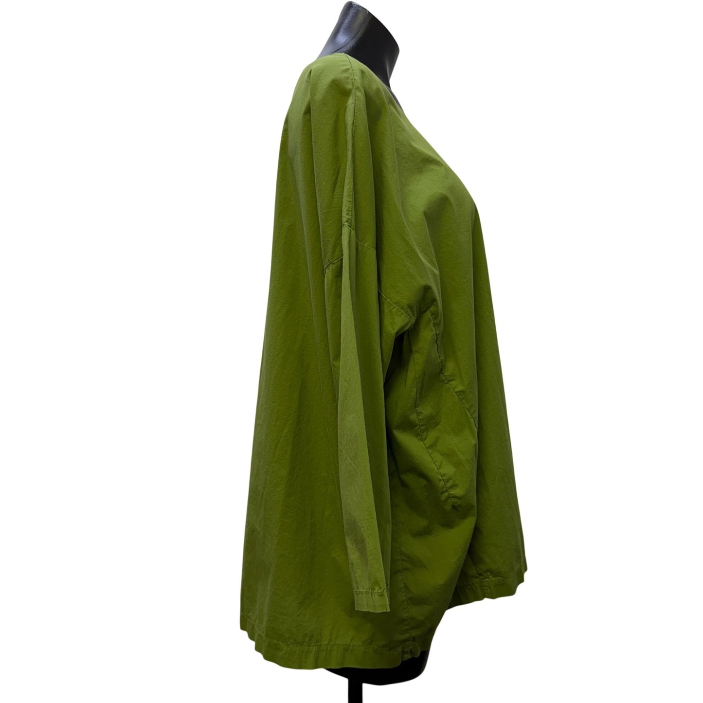 Mama B. Cot Blouse Relaxed Fit Green Long Sleeve L