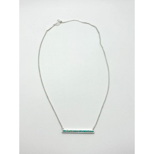Kendra Scott Silver Bar Pendant Necklace