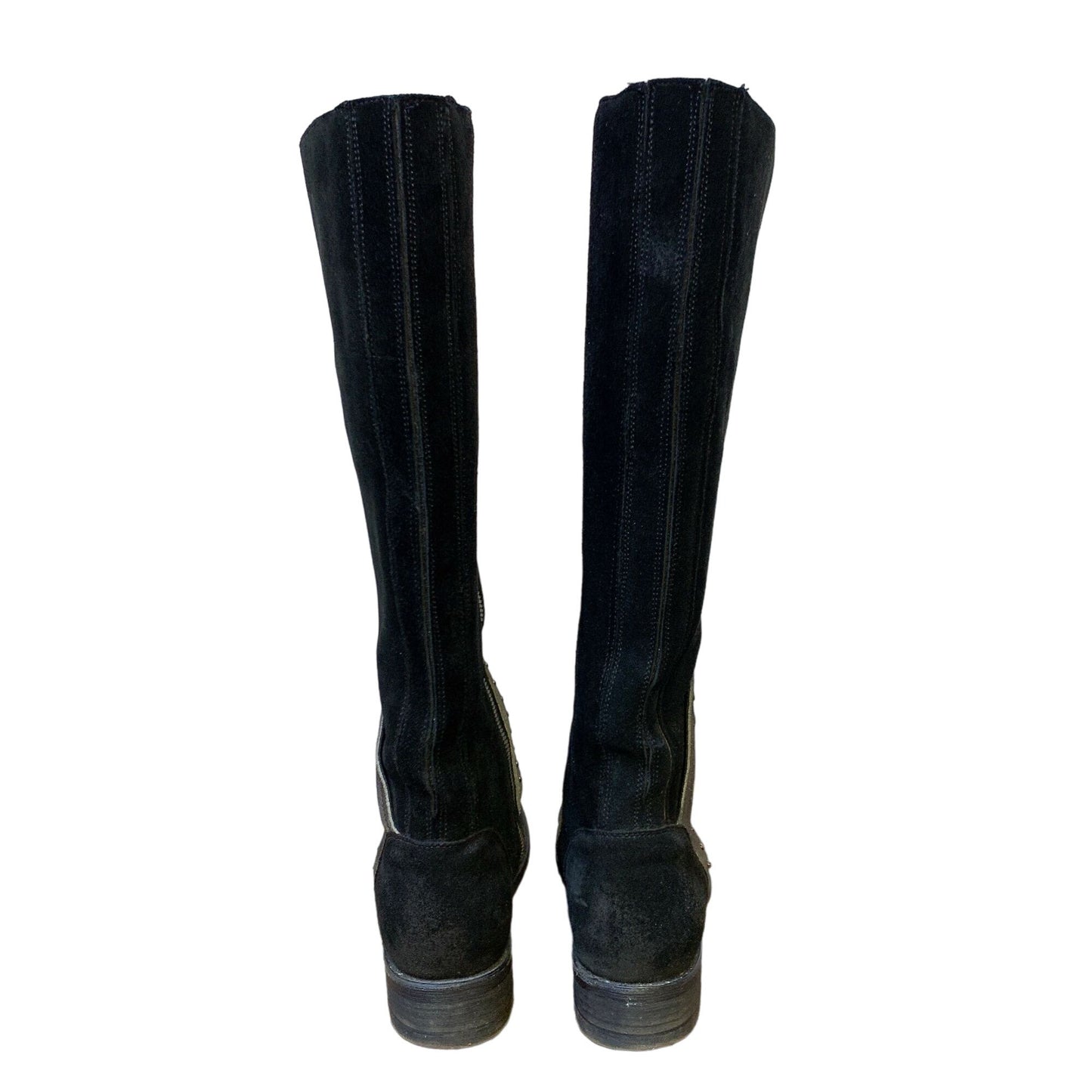 *Corral Black Suede Knee High Boots Size 7