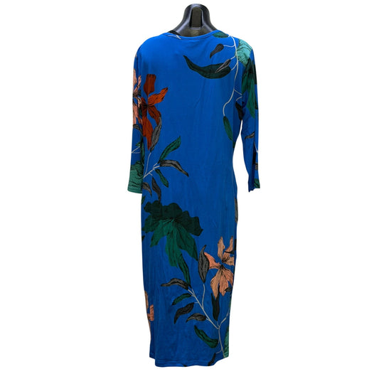 NWT The Kit Gisella Dress Azure Upstate Floral Bamboo Cotton Jersey 2X