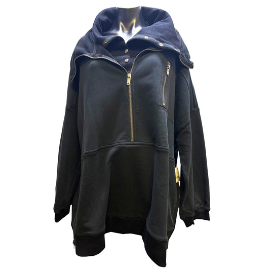 NWT Fp Movement Hooded Jacket Black L Oversized
