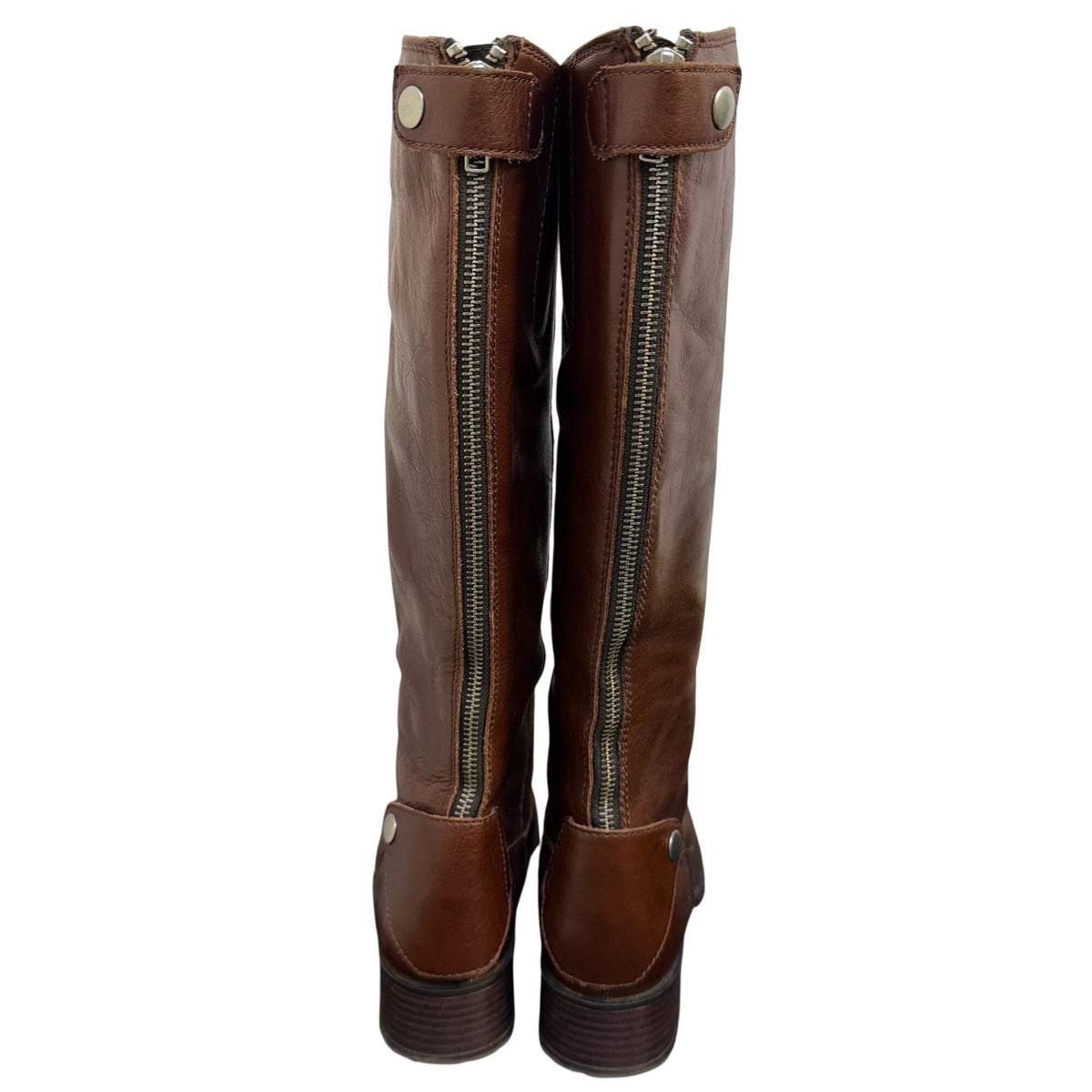 Born Brown Leather Knee-High Boots Size 7