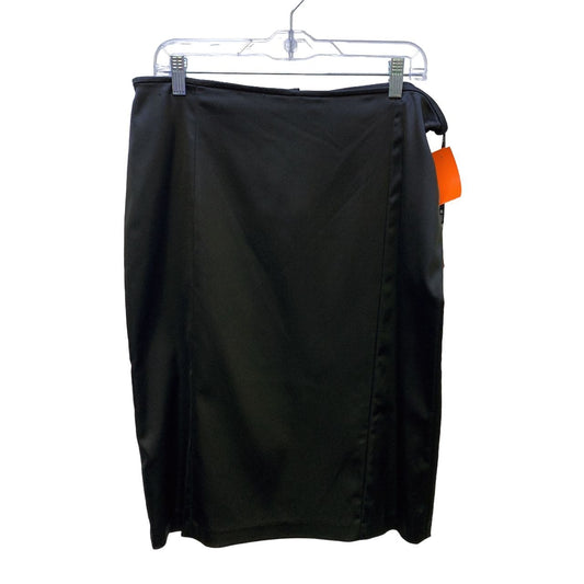 *NWT Tadashi Black Satin Skirt Size 14