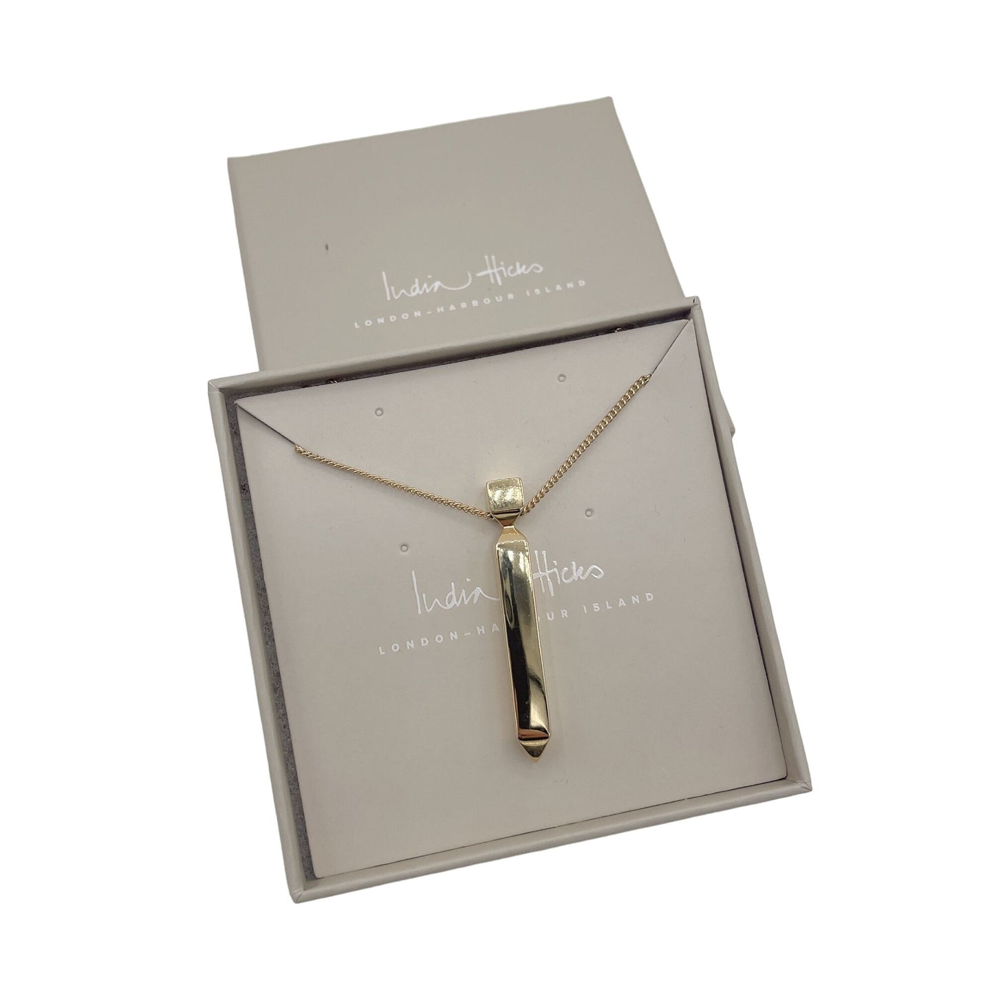 India Hicks Gold Plated Pendant Legacy Necklace