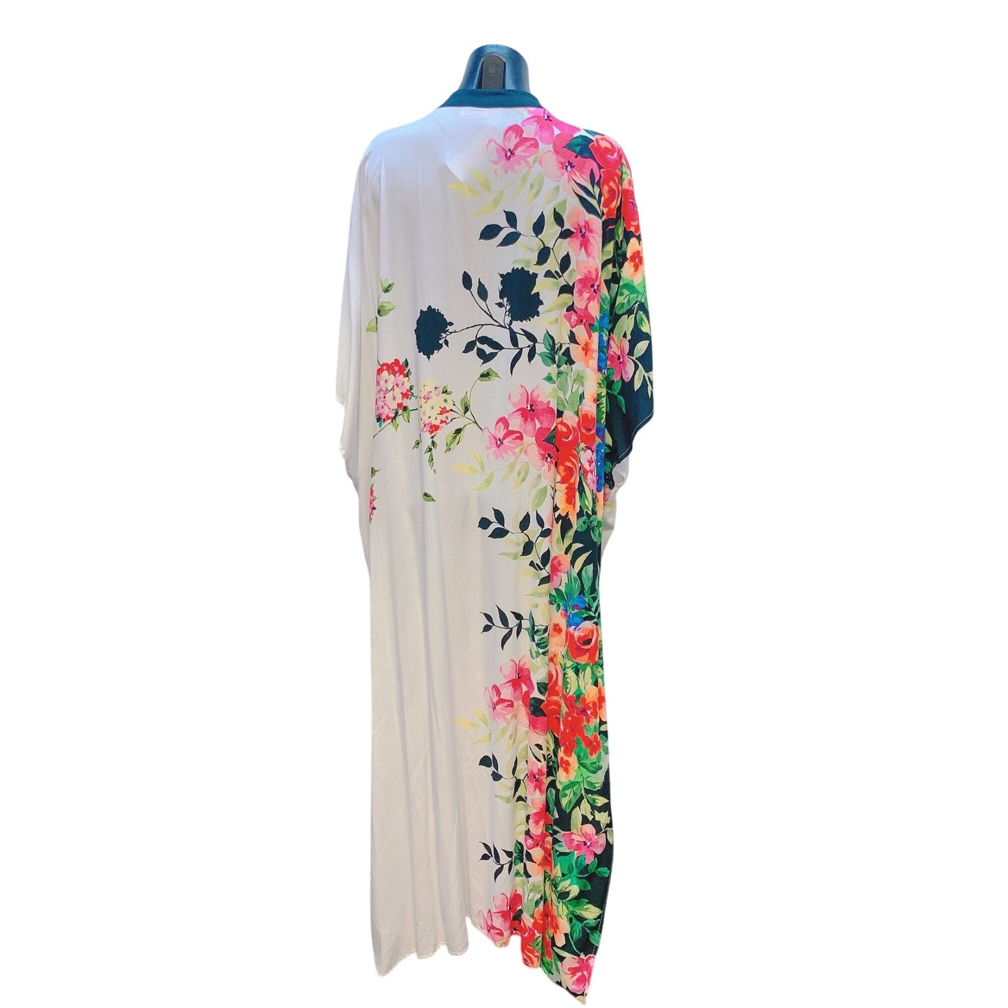 Johnny Was Kimono Floral Print Loose Fit Bohemian Style Multicolor L/XL