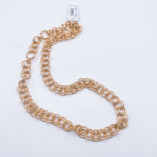 Kendra Scott 20" Double Chain Link Necklace In Rose Gold