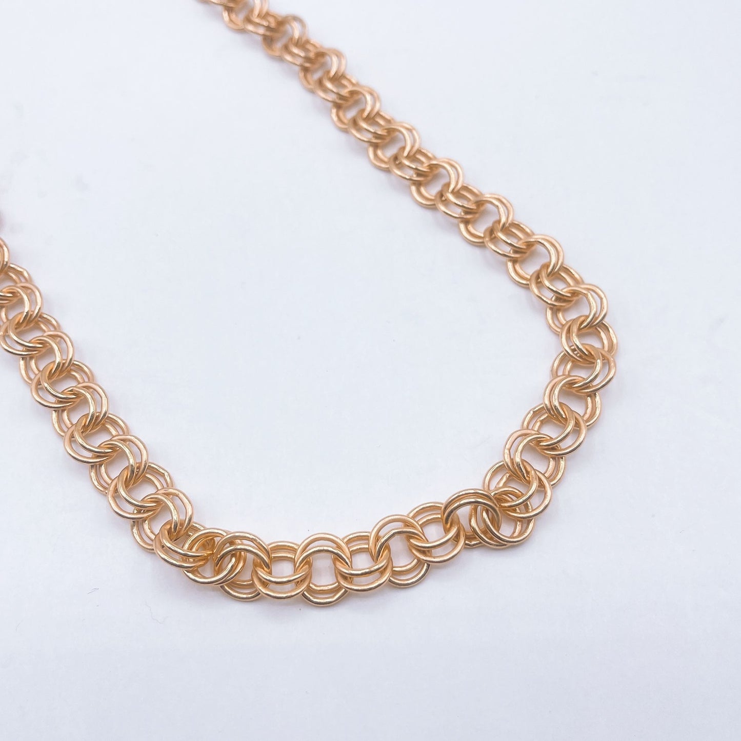 Kendra Scott 20" Double Chain Link Necklace In Rose Gold