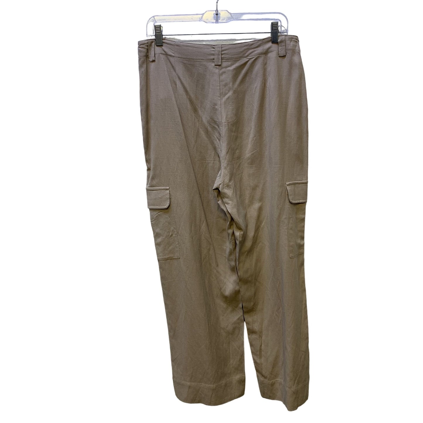 NWT Mod Ref The Linen Cargos - Beige Tan Cargo Pants Size M