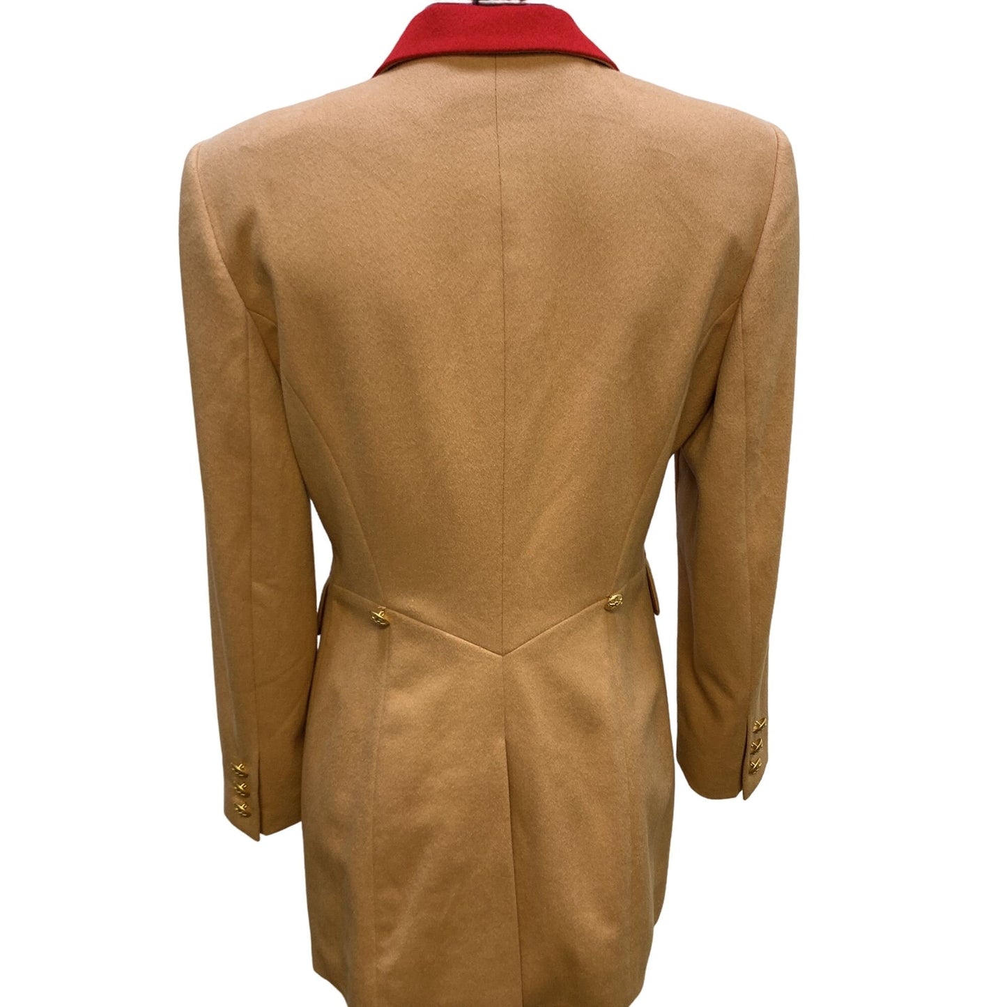 *Escada Brown & Red Wool Jacket Size 36/Small