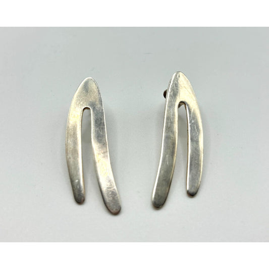 Vintage 925 Sterling Silver Earrings