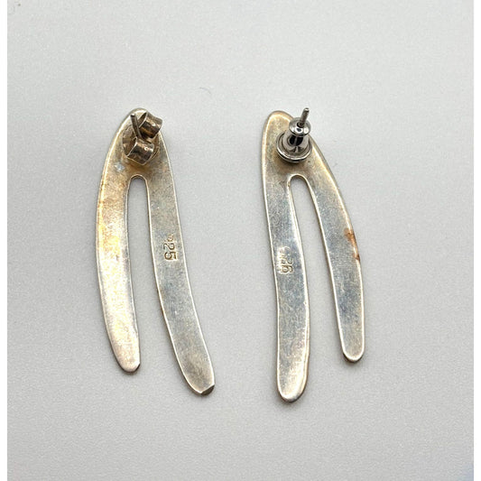 Vintage 925 Sterling Silver Earrings