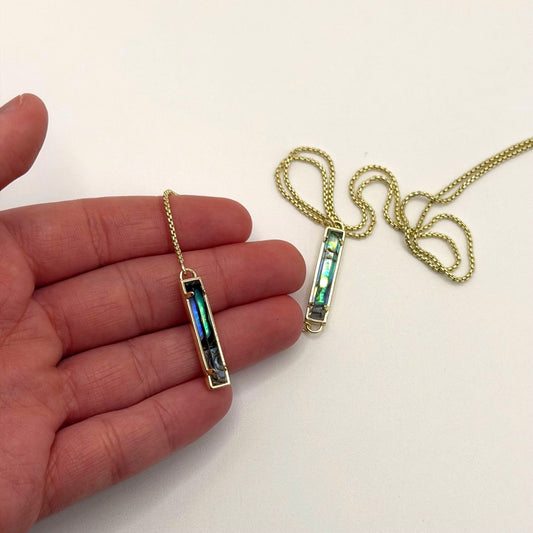 Kendra Scott Lilly Lariat Gold-Tone Green Sage Druzy Pendant Necklace