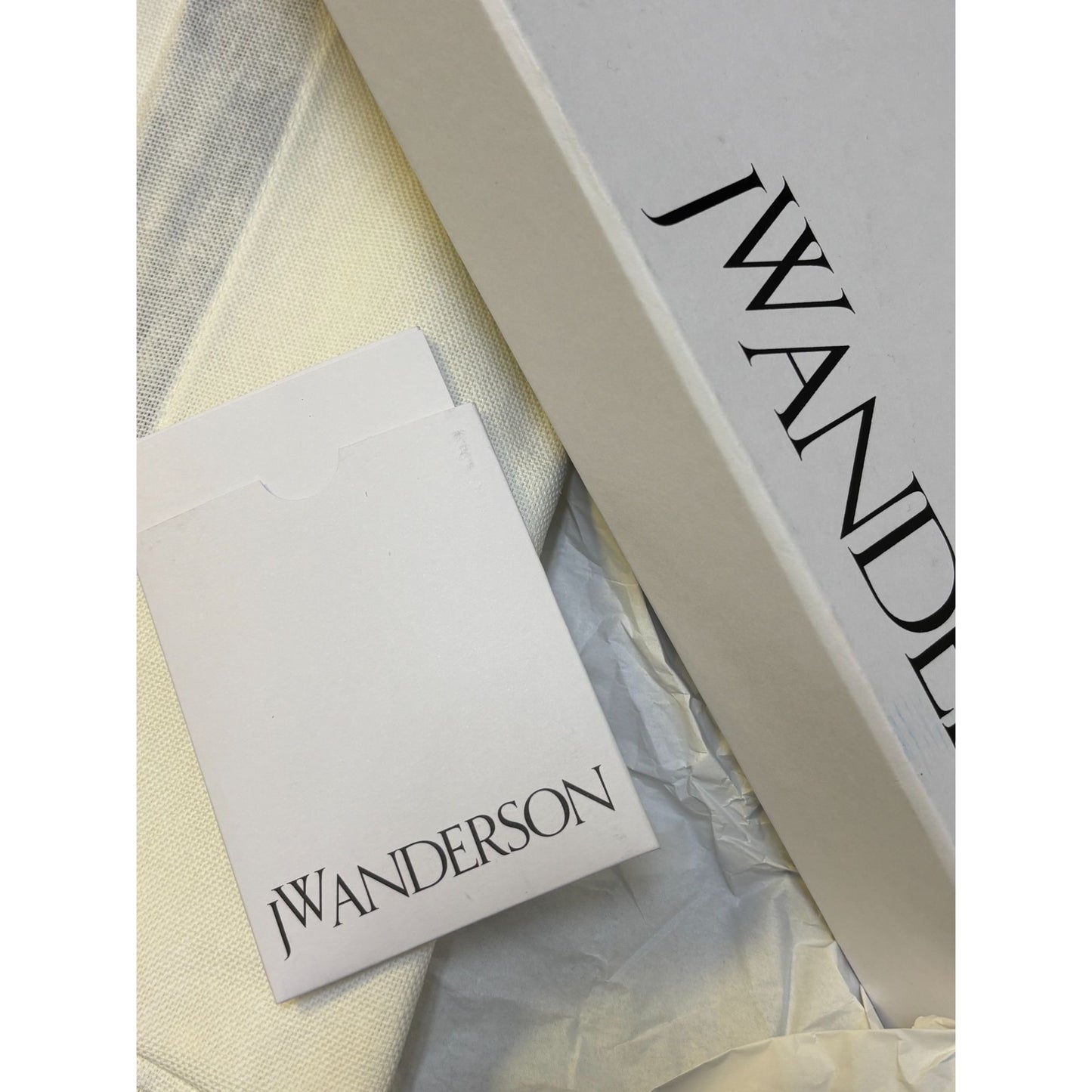 JW Anderson Cream & Gold Chain Slides 5.5