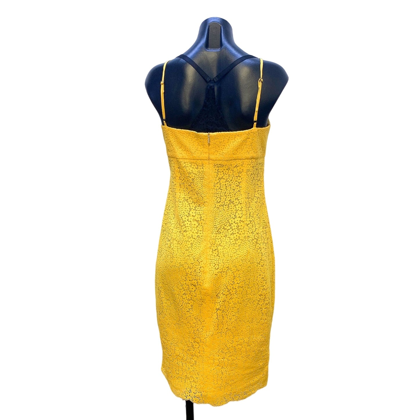 Trina Turk Yellow Lace Bow Dress Size 6