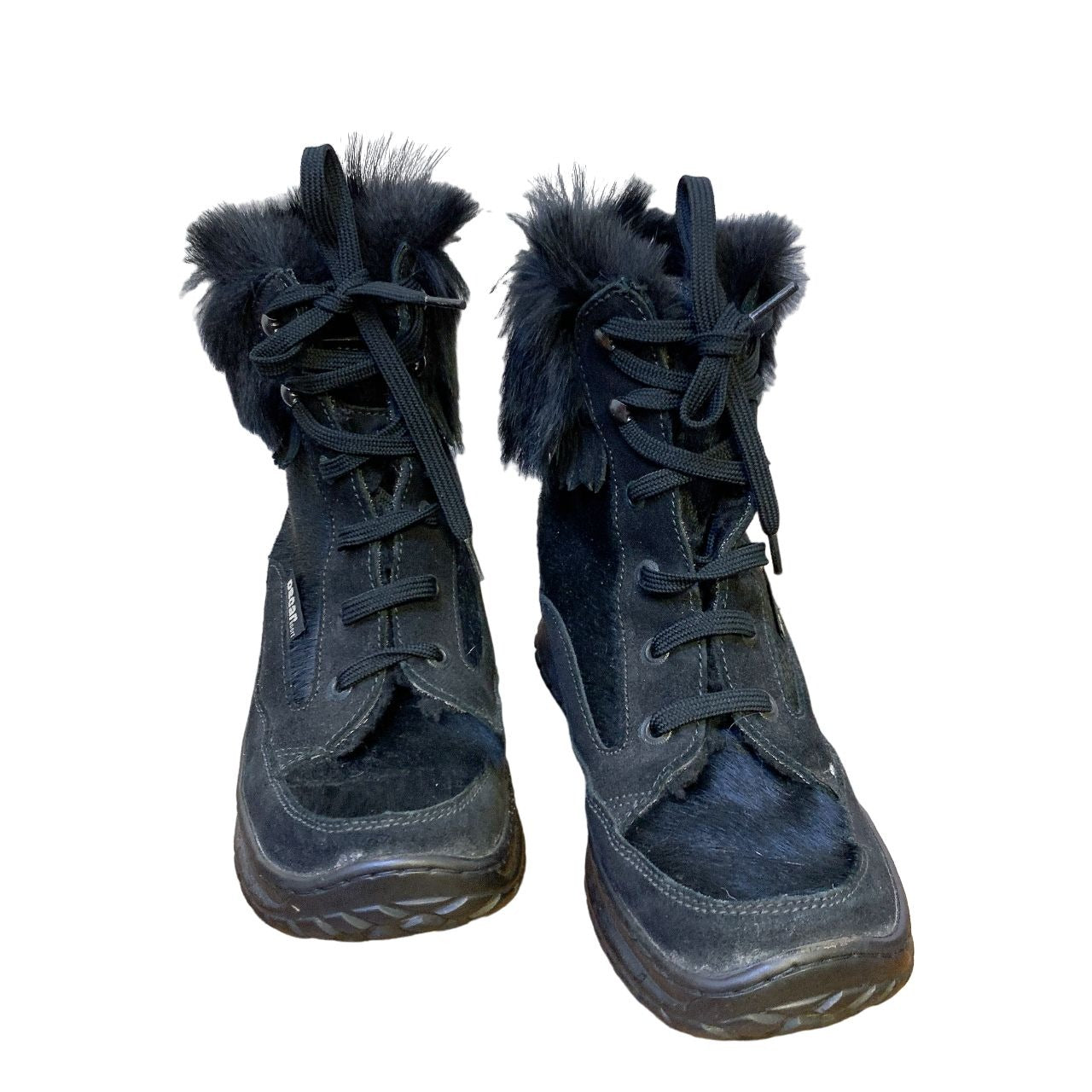 *Oscar Sport Black Lace Up Boots Size 9/40