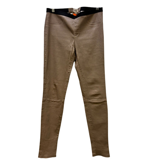 Helmut Lang Lamb Leather Pants Cocoa Size 10