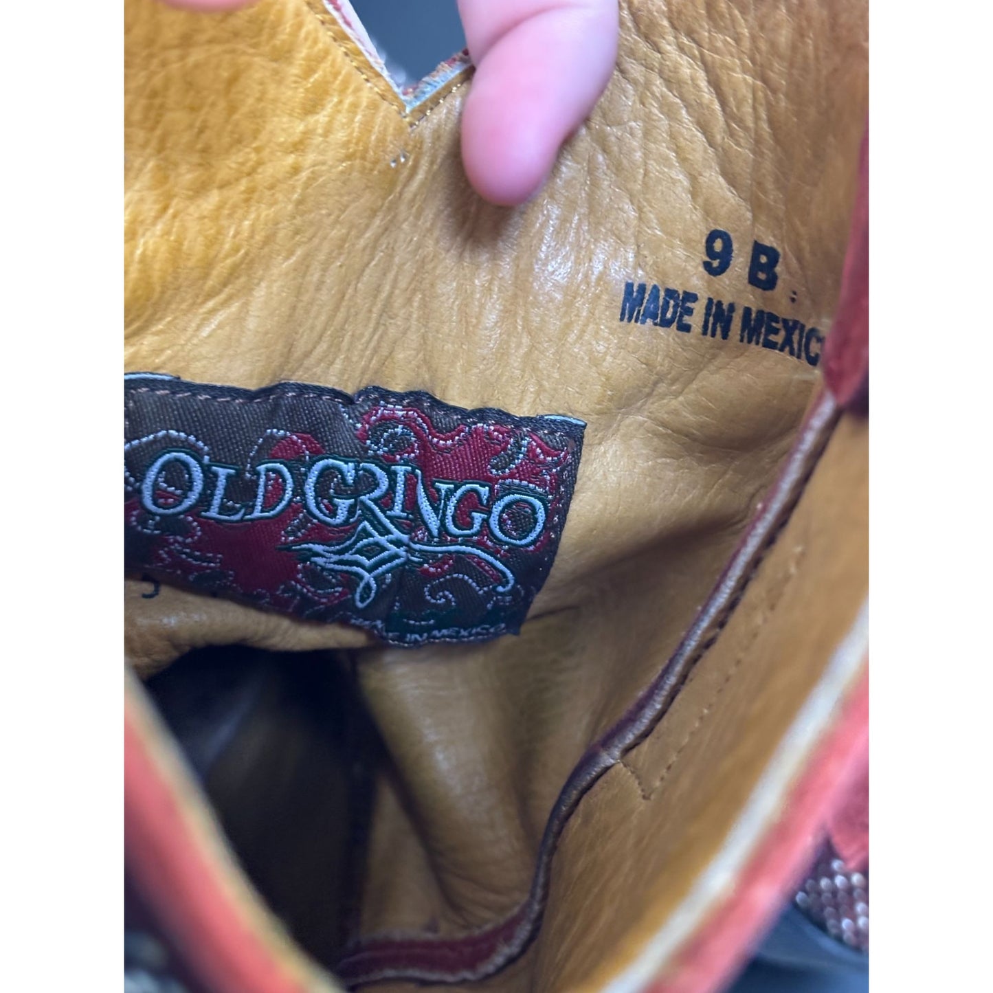 Old Gringo Red Western Boots Size 9 Cowboy Style