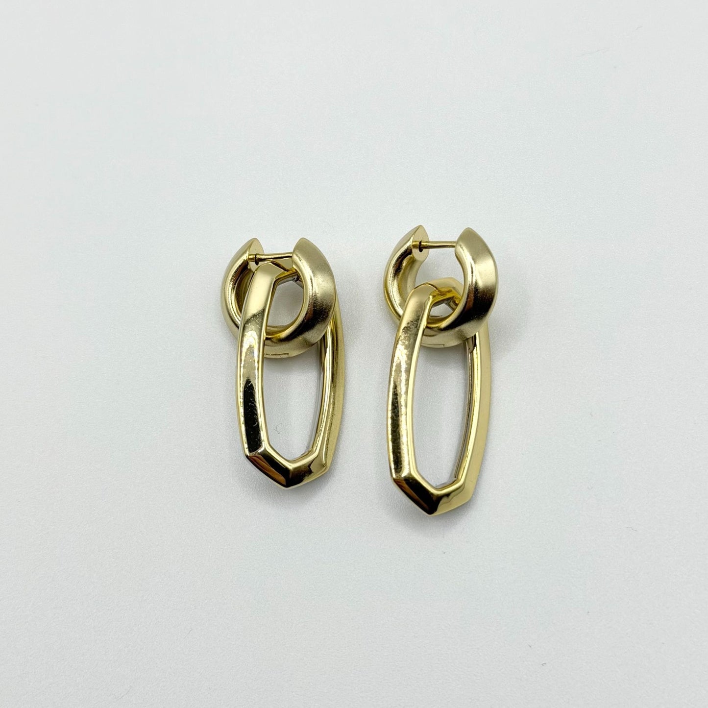 Kendra Scott Danielle Link Earrings Silver & Gold Tone