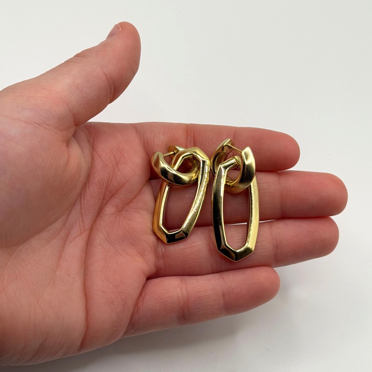 Kendra Scott Danielle Link Earrings Silver & Gold Tone