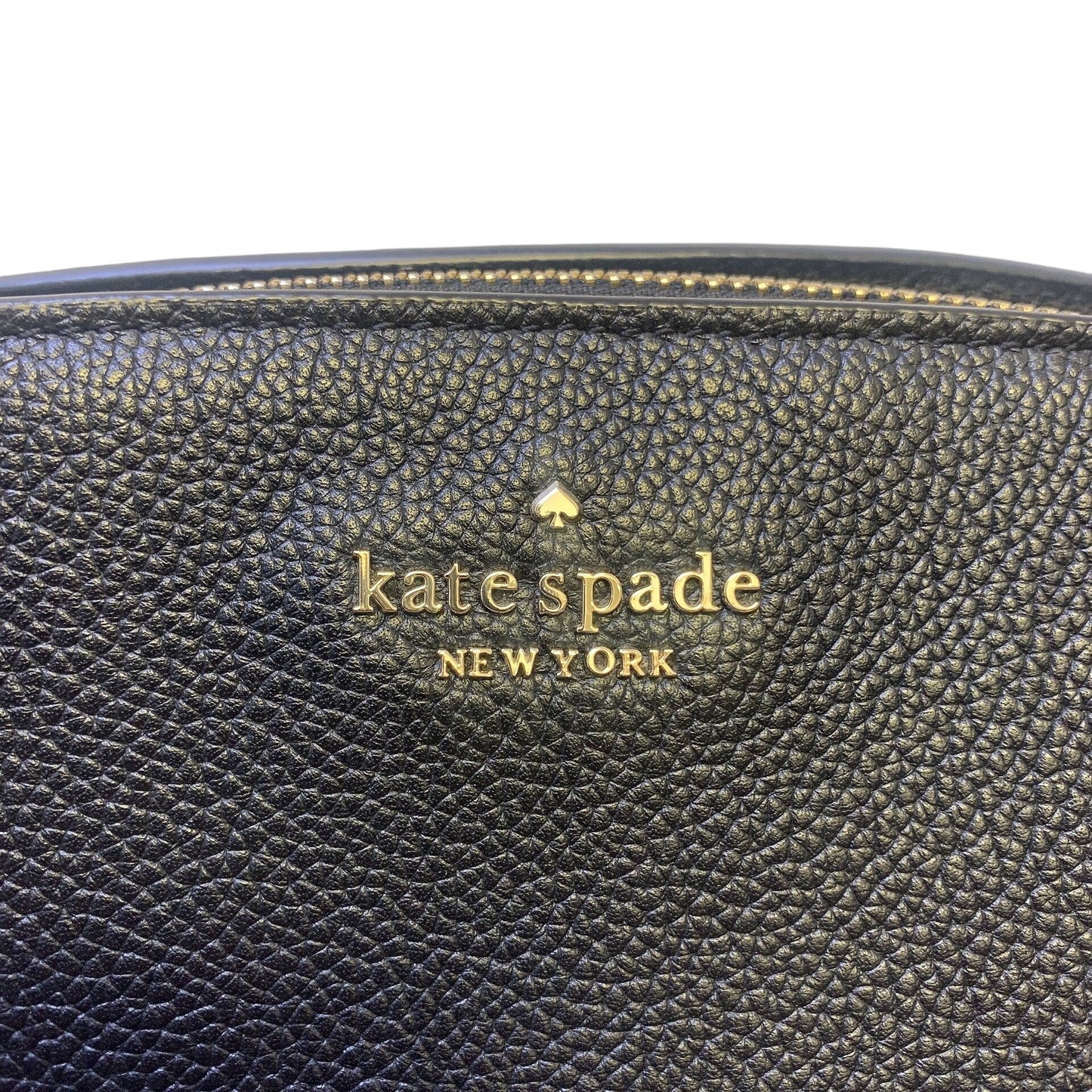 Kate Spade New York Black Leather Tote Bag