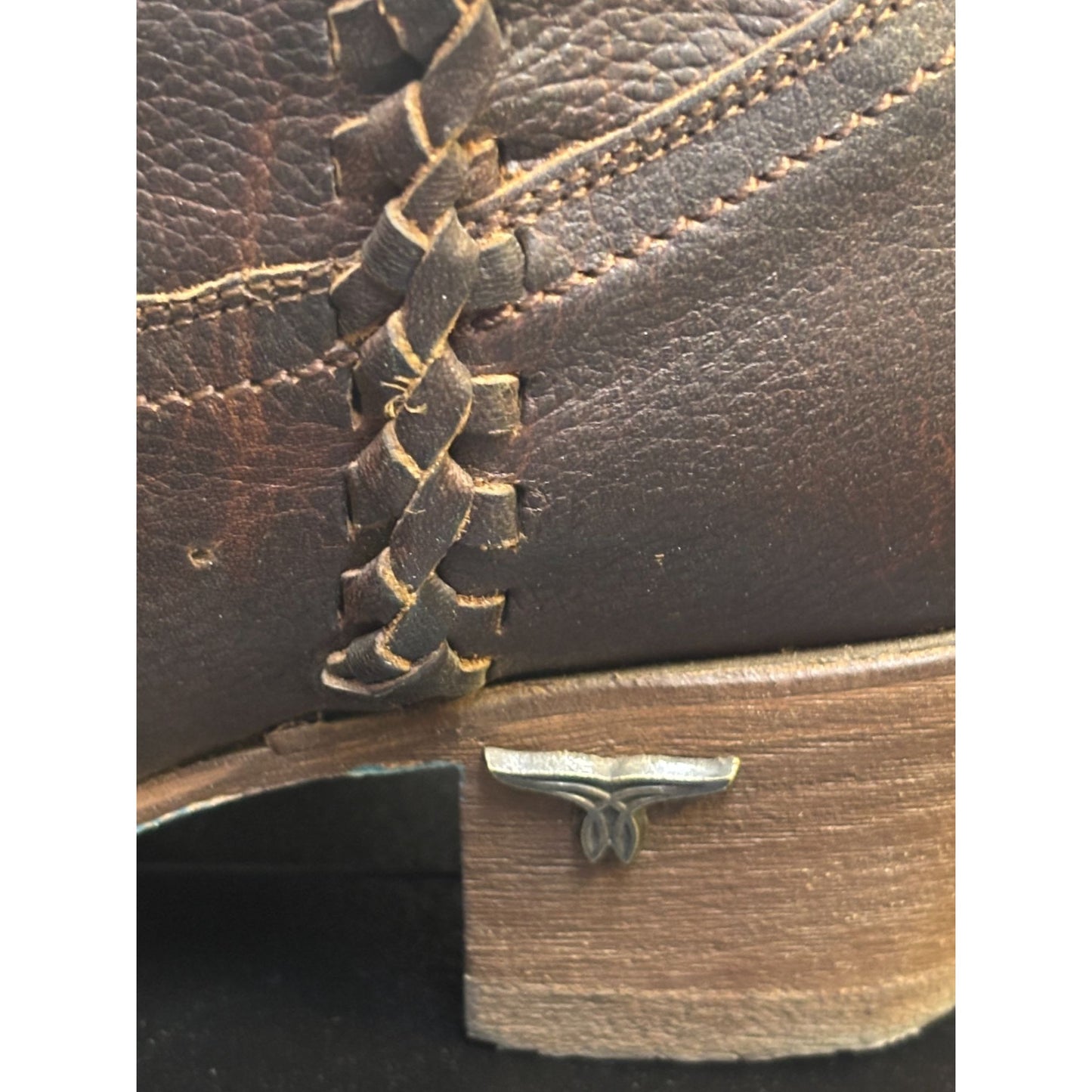 Lane Brown Leather Ankle Boots Size 6