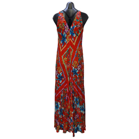 NWT Johnny Was Tahlia Eva Maxi Dress Red Multicolor Floral S