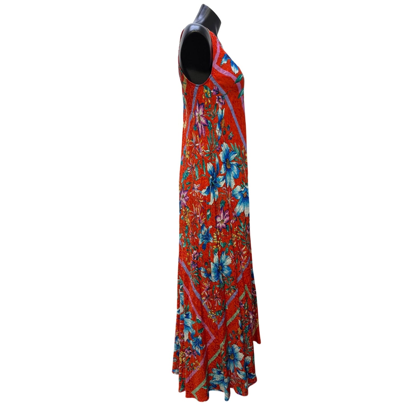 NWT Johnny Was Tahlia Eva Maxi Dress Red Multicolor Floral S