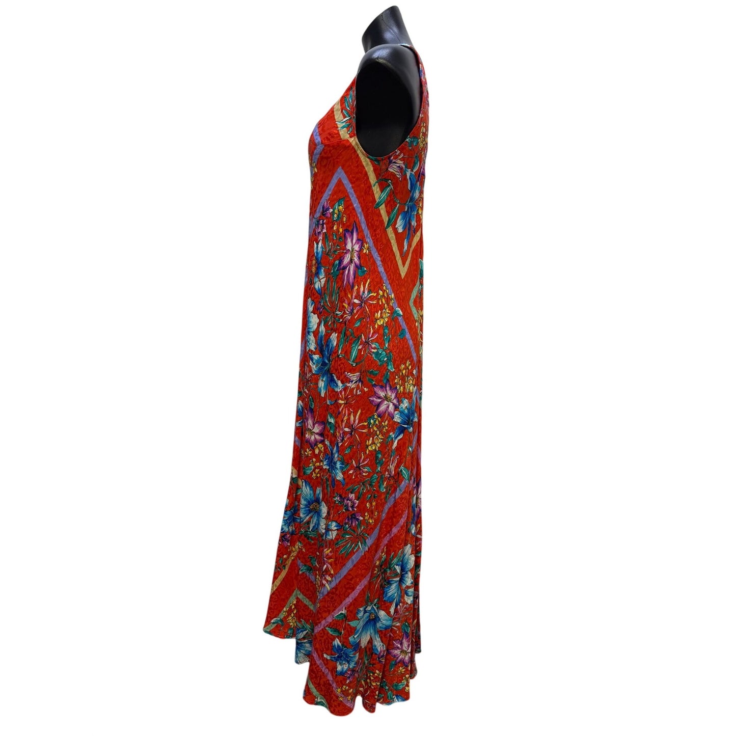 NWT Johnny Was Tahlia Eva Maxi Dress Red Multicolor Floral S