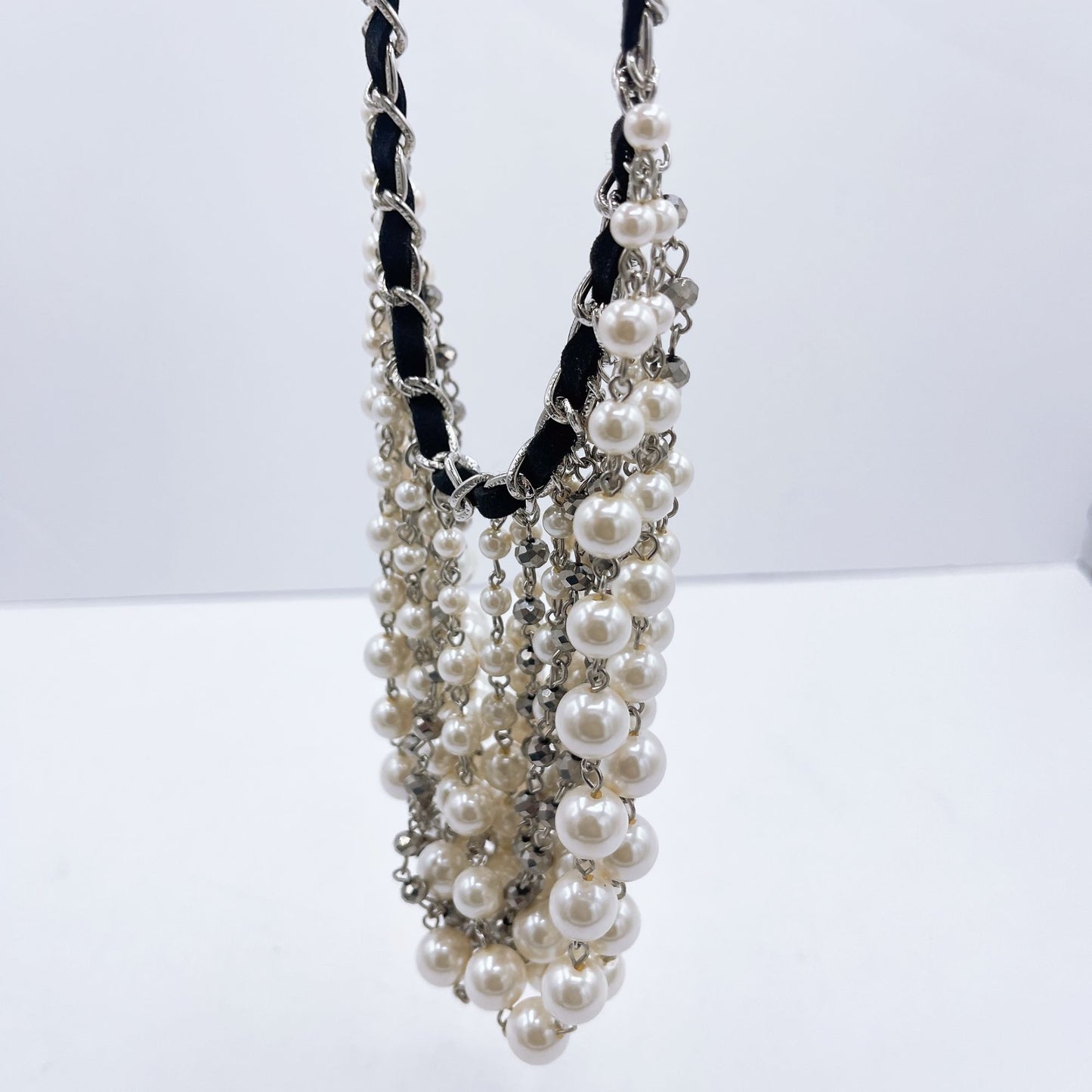Chico's Pearl Multi Strand Medium Necklace
