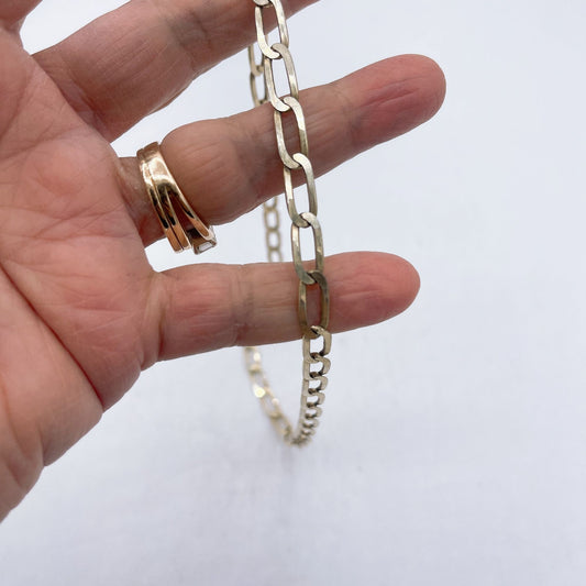 925 Silver Adinas Chain Link Bracelet Medium