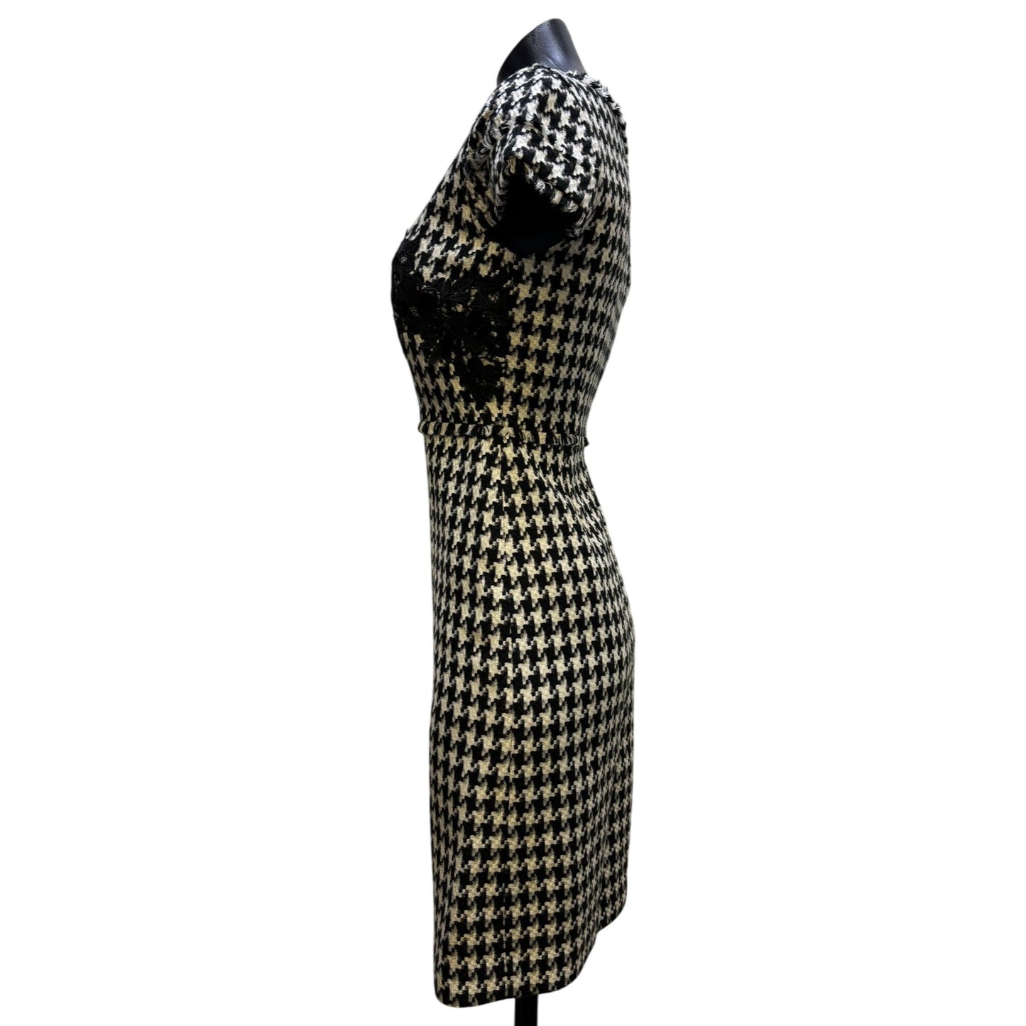Karl Lagerfeld Paris Black & White Tweed Dress Size 2