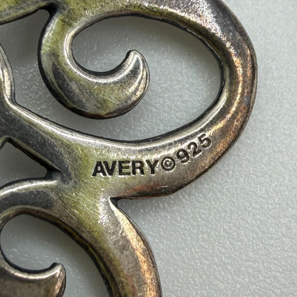 James Avery Sterling Silver Flower Leather Bracelet