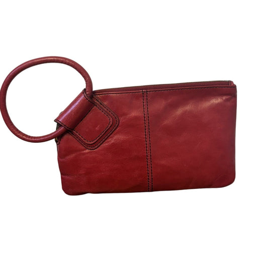 Hobo Genuine Leather Wristlet Clutch With Zipper Closure & Interior Pockets