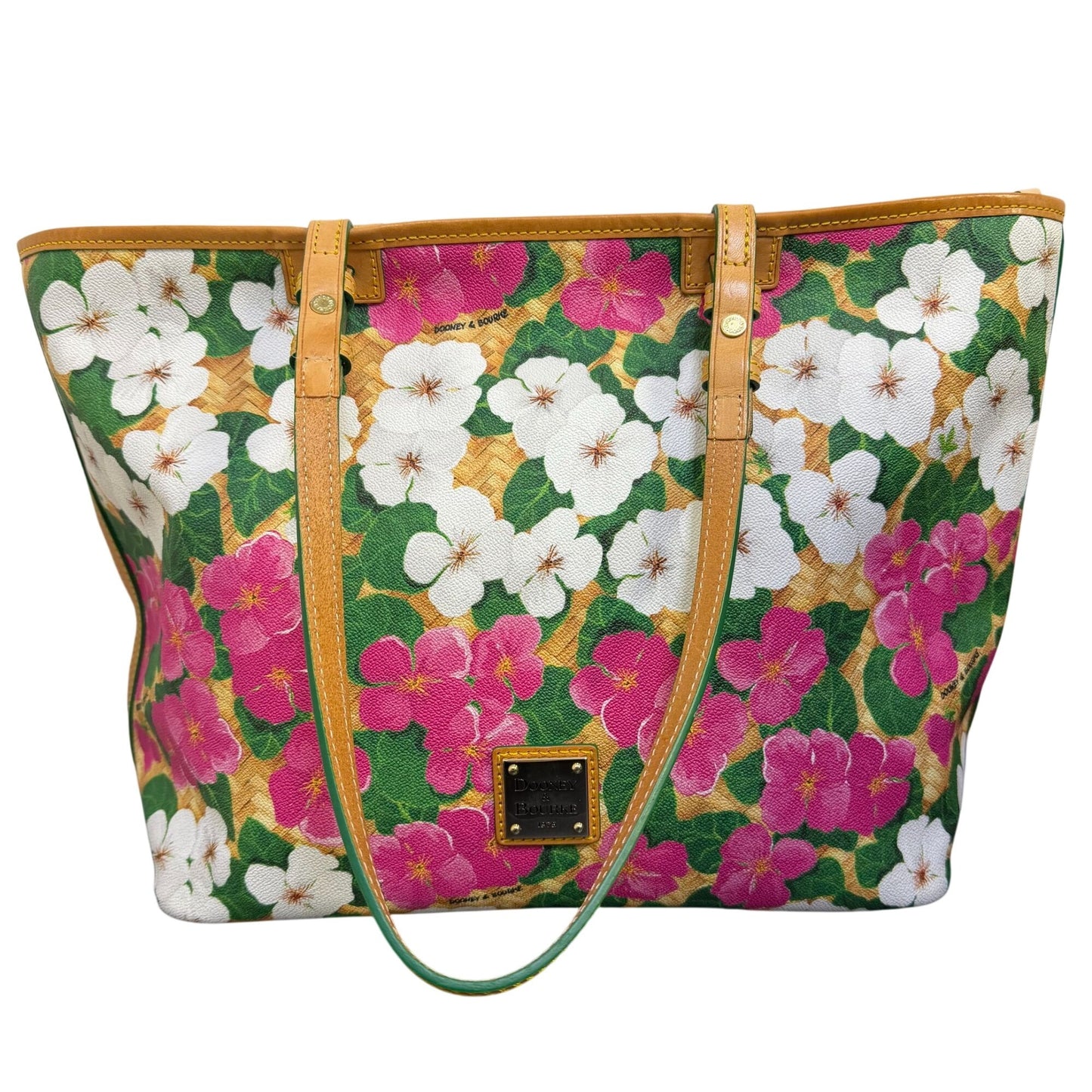 Dooney & Bourke Floral Print Canvas Tote Bag Multi