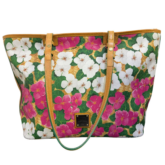 Dooney & Bourke Floral Print Canvas Tote Bag Multi