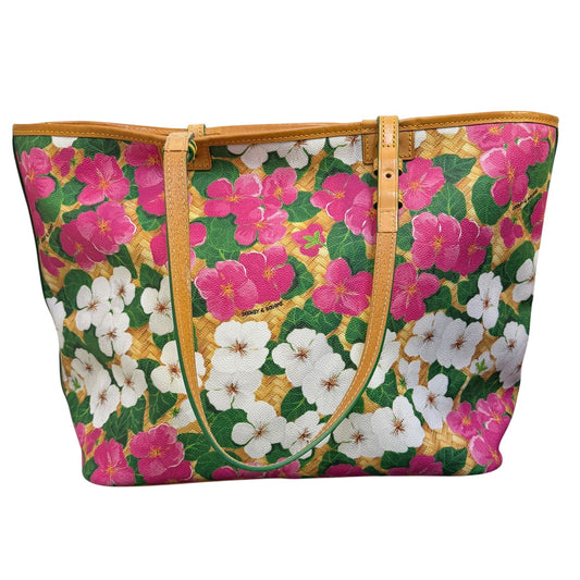 Dooney & Bourke Floral Print Canvas Tote Bag Multi
