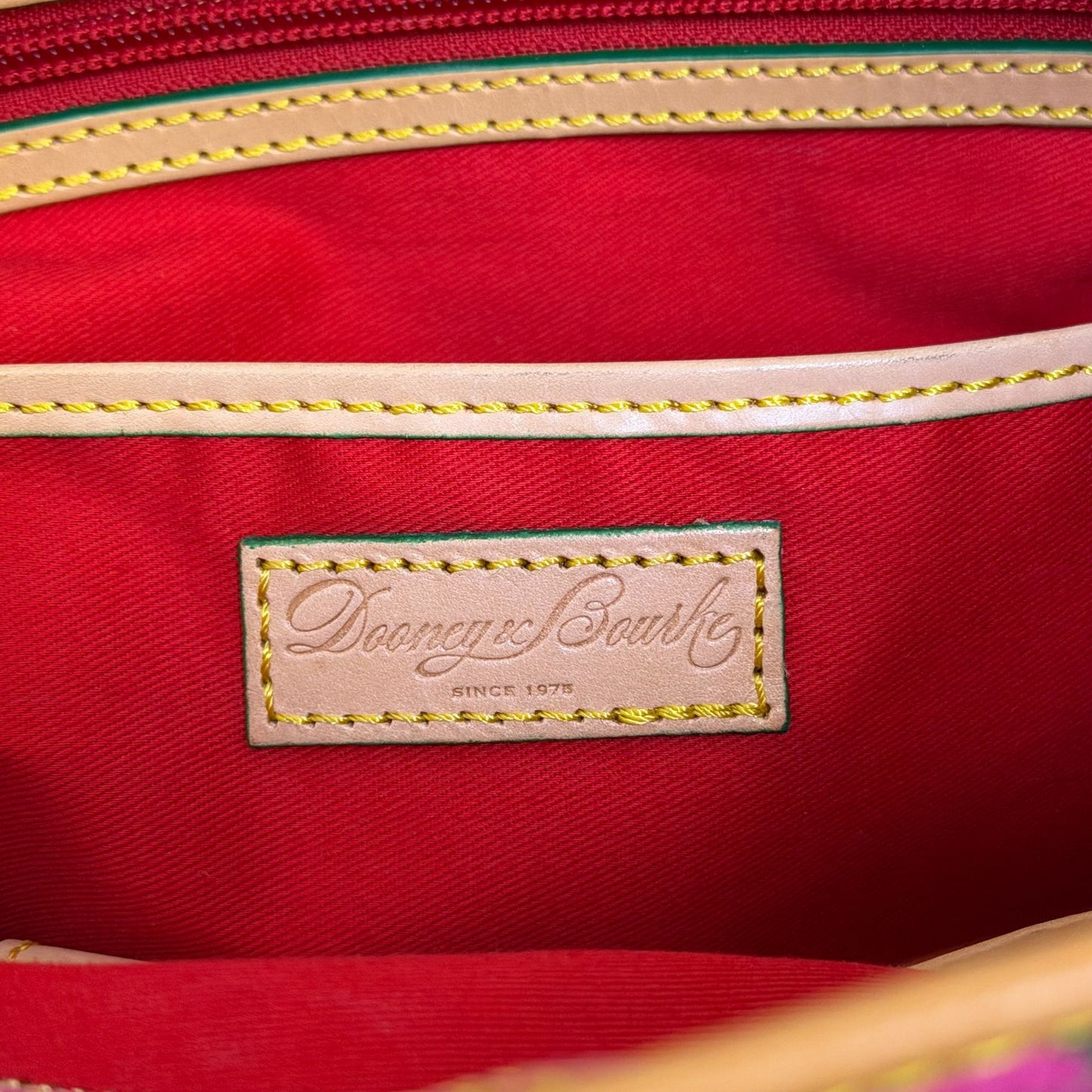 Dooney & Bourke Floral Print Canvas Tote Bag Multi