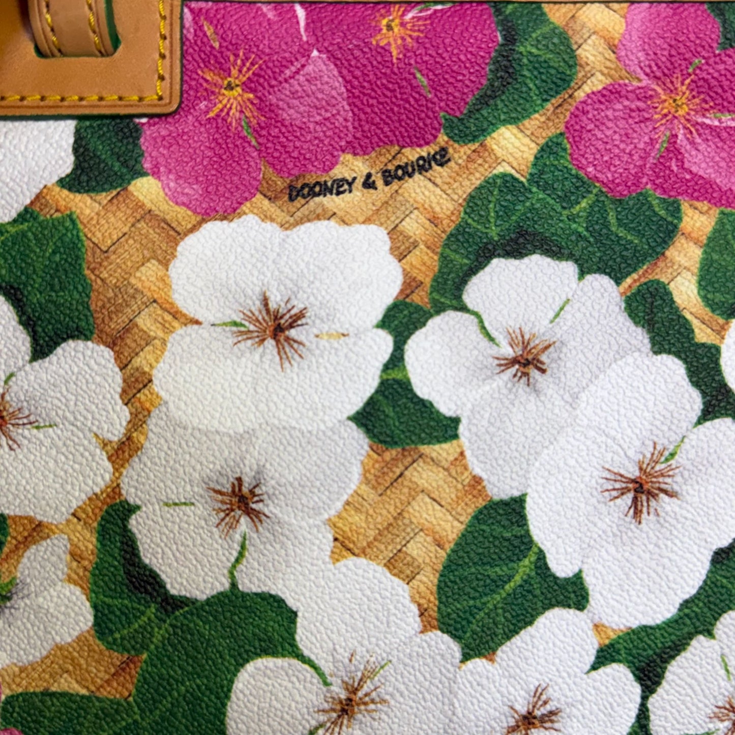 Dooney & Bourke Floral Print Canvas Tote Bag Multi