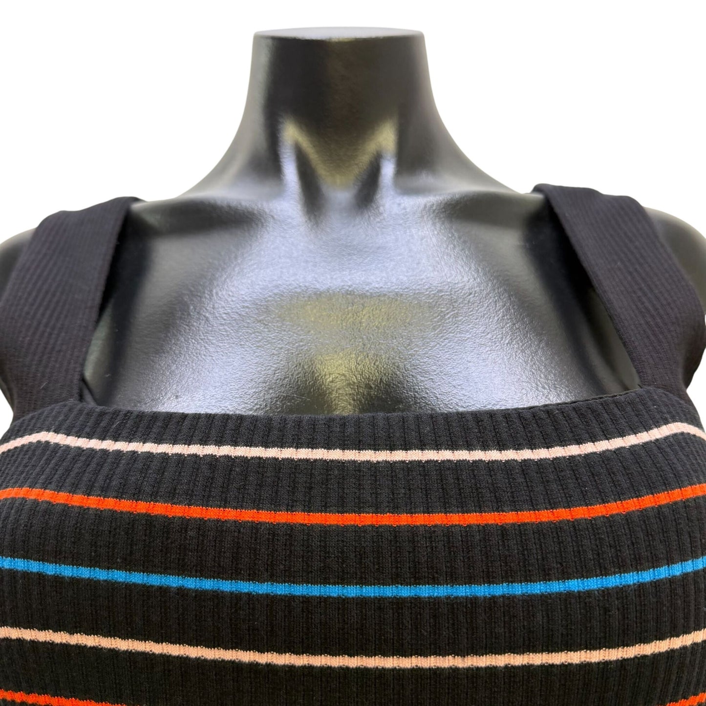 NWT Elliatt Clarina Dress Black Multi Striped Size S