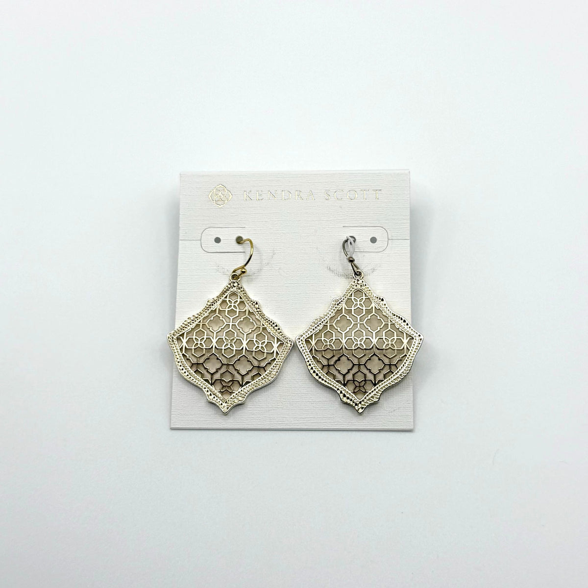 Kendra Scott Kirsten Gold-Tone Filigree Drop Earrings
