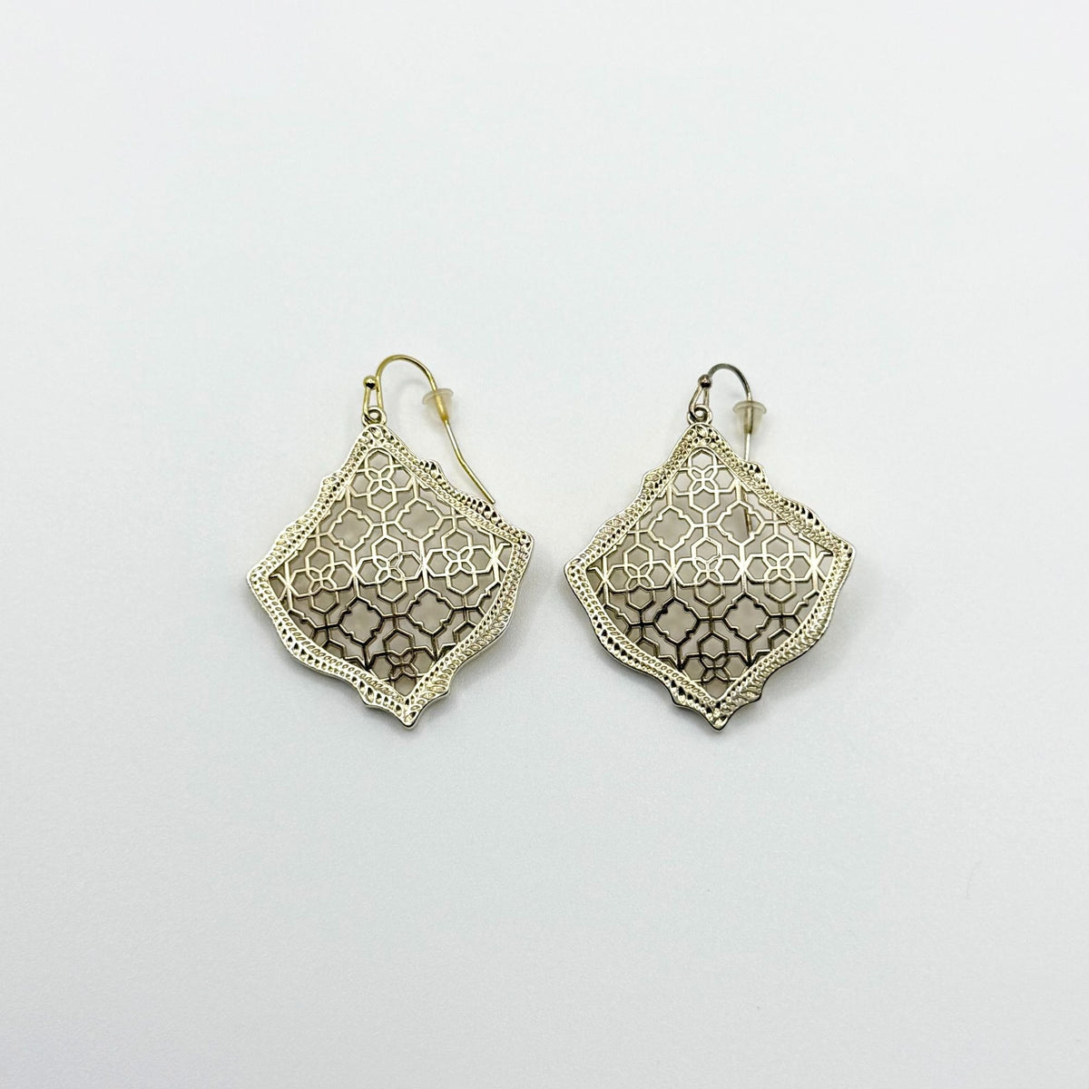 Kendra Scott Kirsten Gold-Tone Filigree Drop Earrings