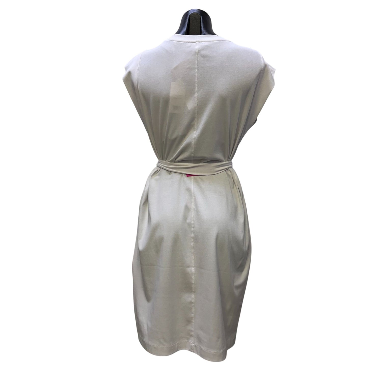 NWT Vince White Belted Sleeveless Dress Size M